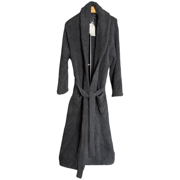 Barefoot Dreams CozyChic Robe Size 2 Womens Large Slate Blue Gray NWT - Picture 1 of 5
